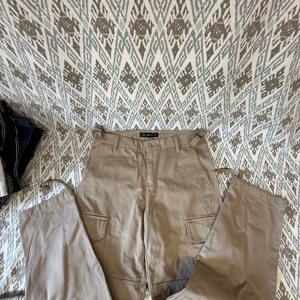 Empyre Tan Cargo Pants for Casual Wear